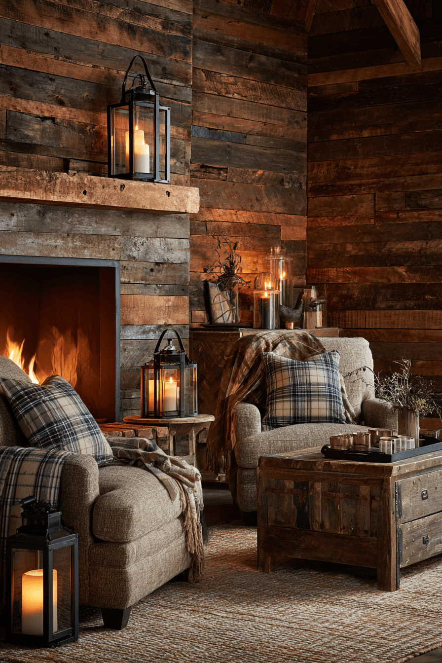 29 Warm Rustic Living Rooms That Feel Like a Cabin 25