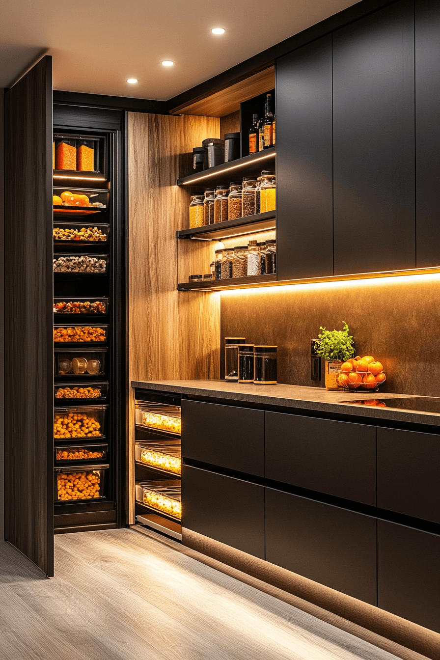 29 Kitchen Pantry Design Ideas That Maximize Storage and Style 25