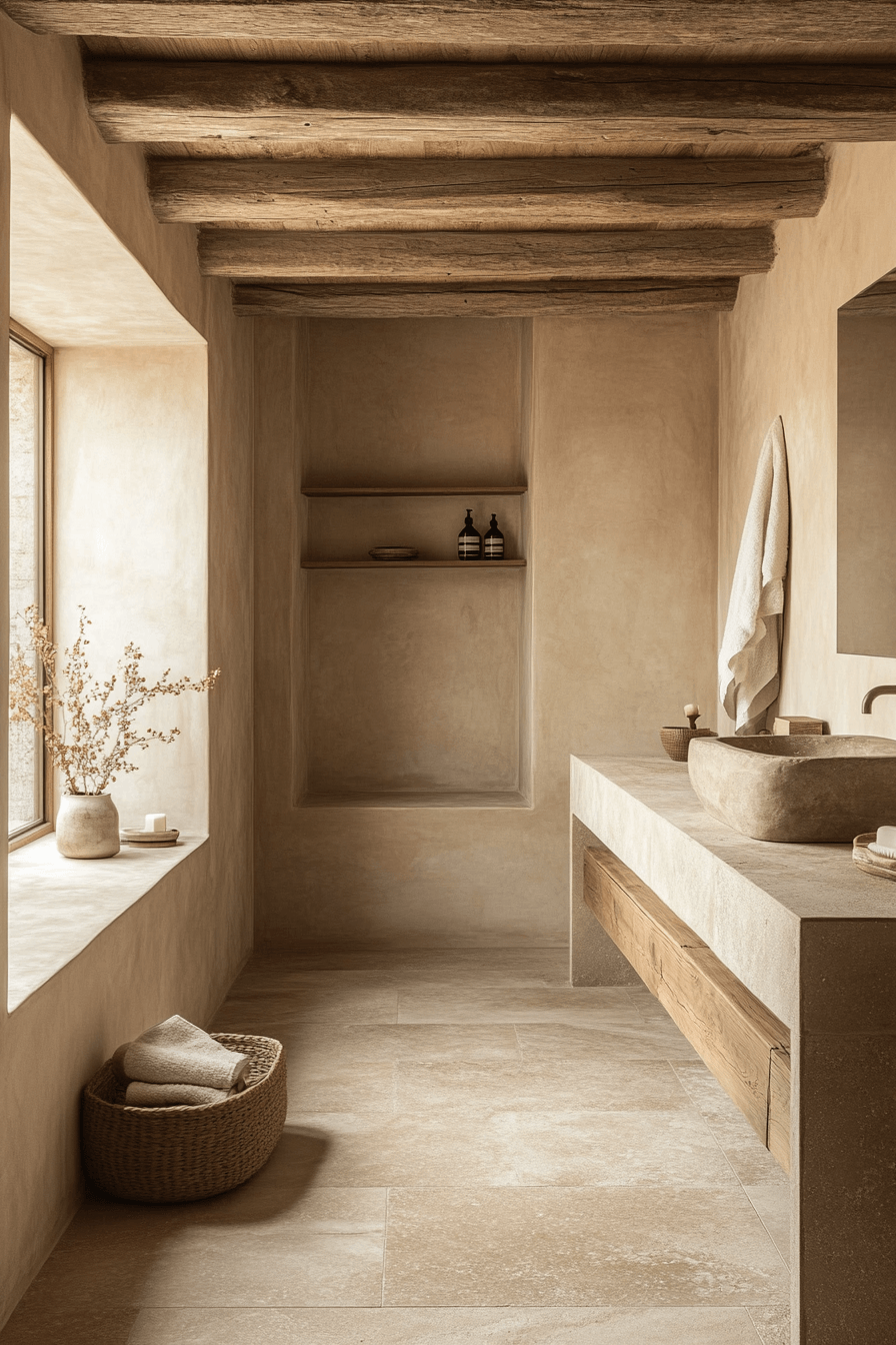 29 Rustic Bathroom Ideas That Bring Warmth and Character to Your Home 25