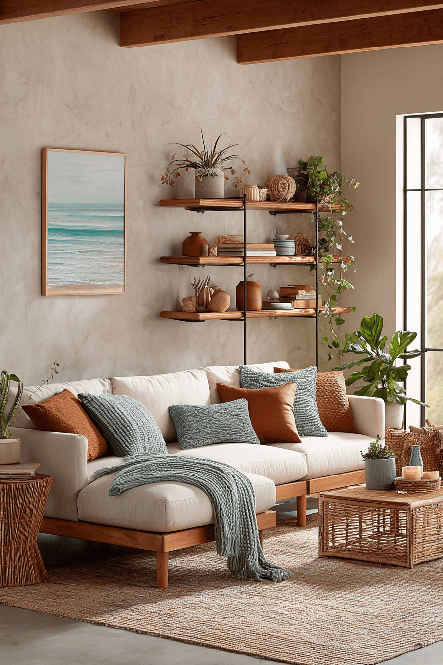 29 Modern Coastal Living Room Ideas That Feel Fresh, Not Themed 26