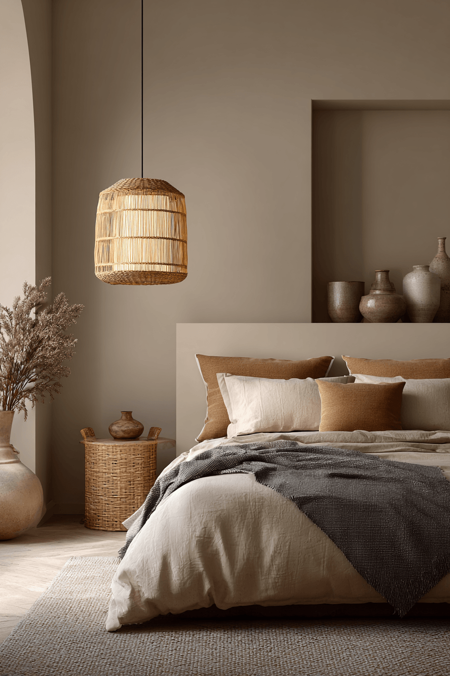 29 Warm Beige Bedrooms That Feel Like a Hug 26