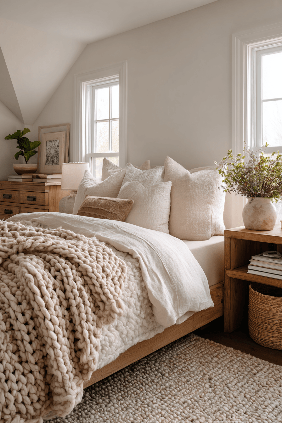 29 Warm Neutral Bedroom Ideas That Calm You Down 26