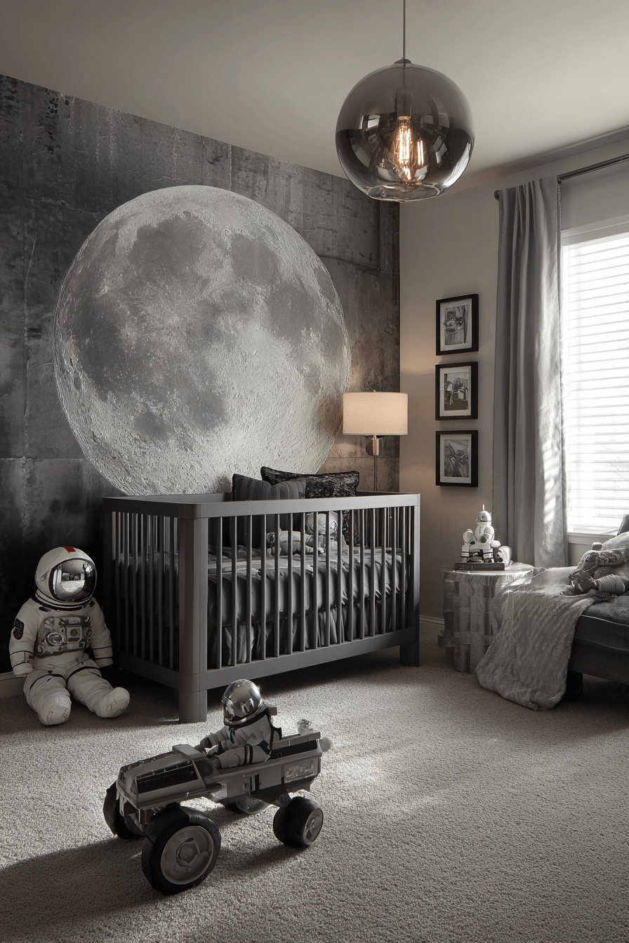 29 Space Themed Nursery Ideas for Little Astronauts in Training 26