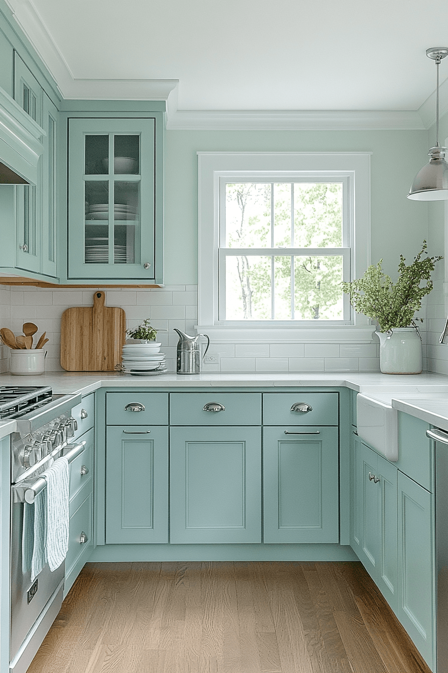 29 Colored Kitchen Cabinets That Make You Want to Cook 26