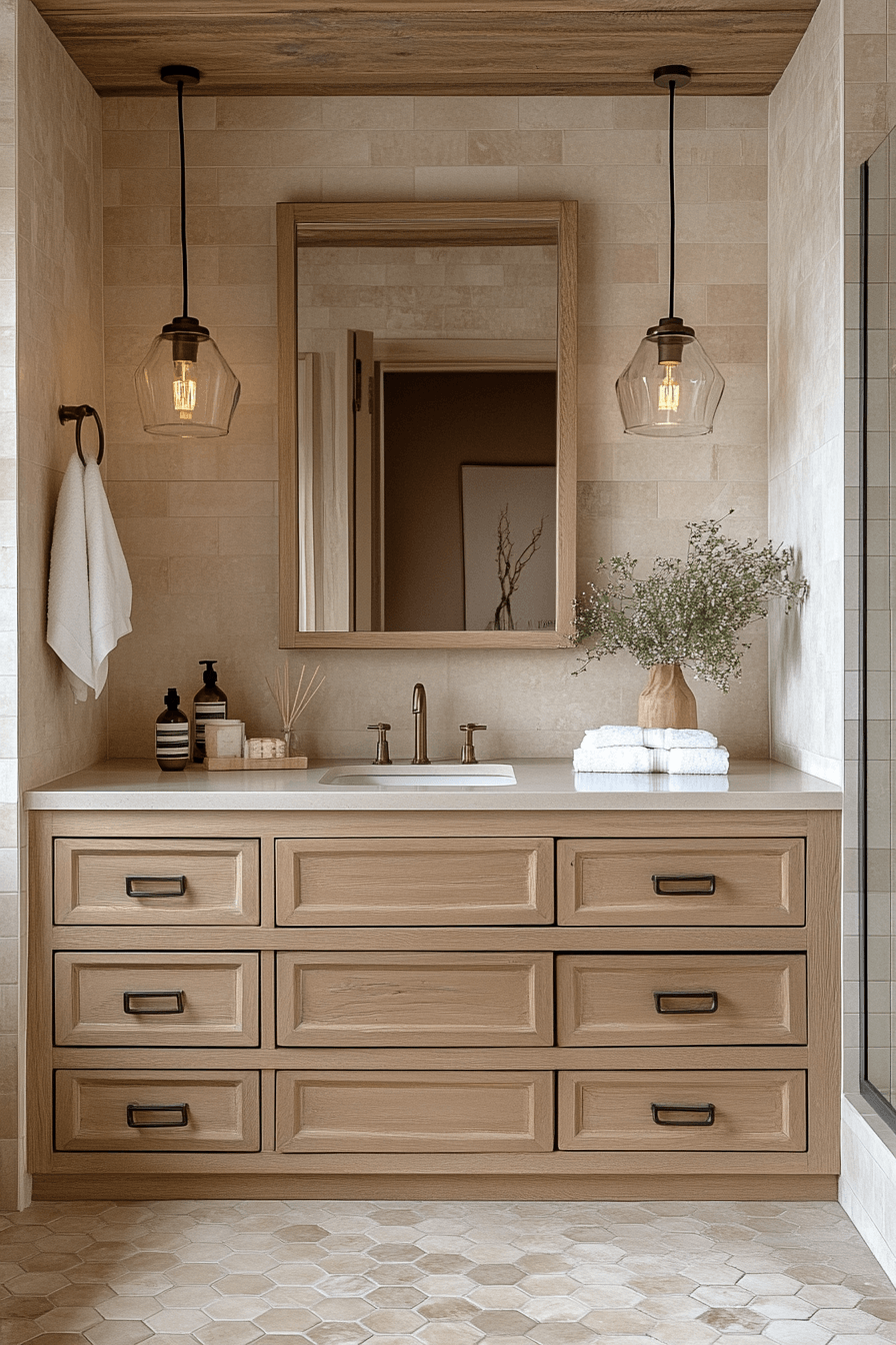 29 Rustic Bathroom Ideas That Bring Warmth and Character to Your Home 26