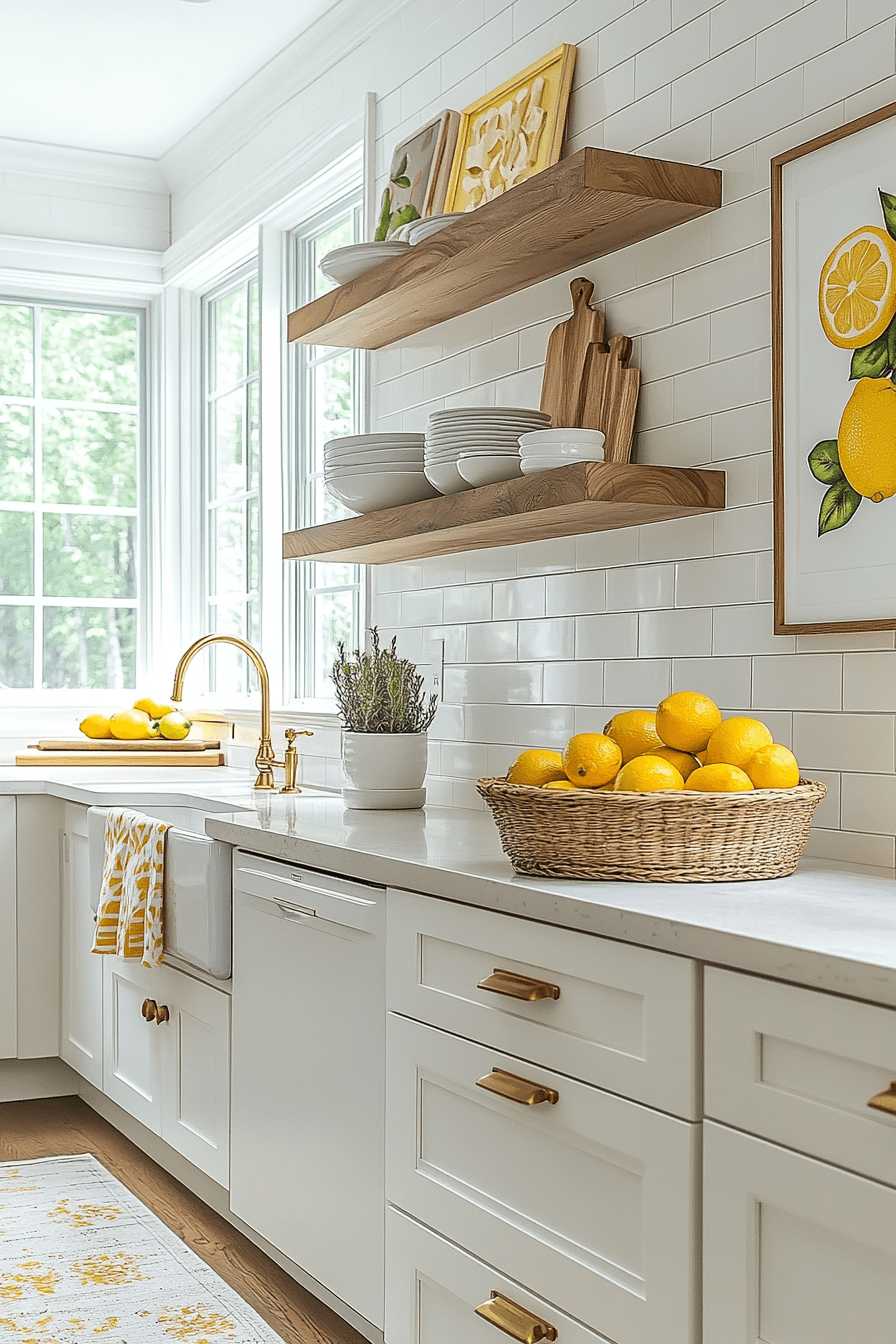 29 Lemon Themed Kitchen Ideas That Make Mornings Brighter 26