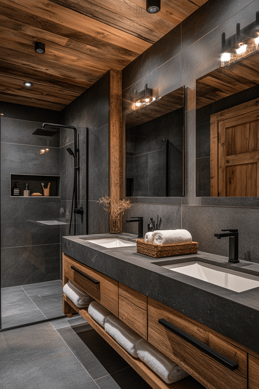 29 Rustic Bathroom Ideas That Bring Warmth and Character to Your Home 27