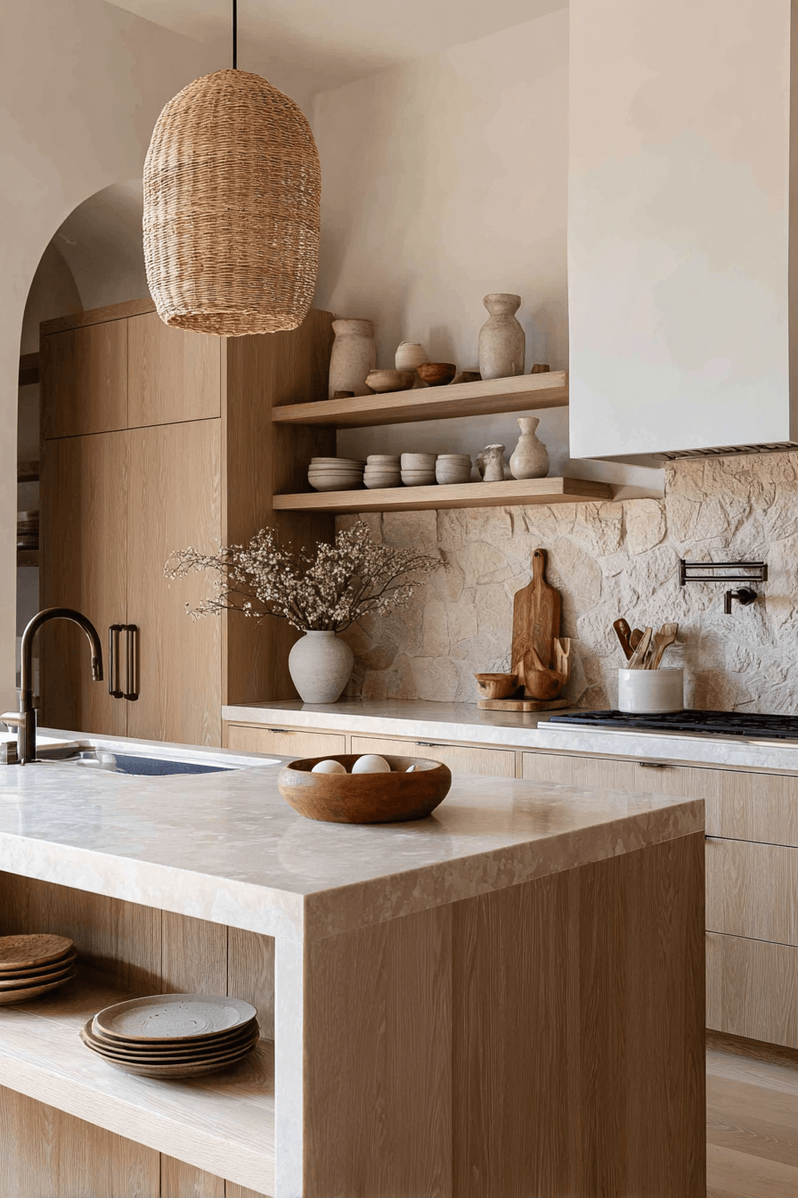 29 Warm Neutral Kitchens That Make You Want to Cook Slowly 27