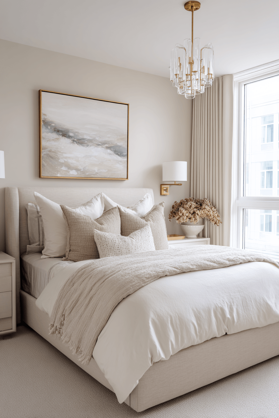 29 Warm Beige Bedrooms That Feel Like a Hug 27