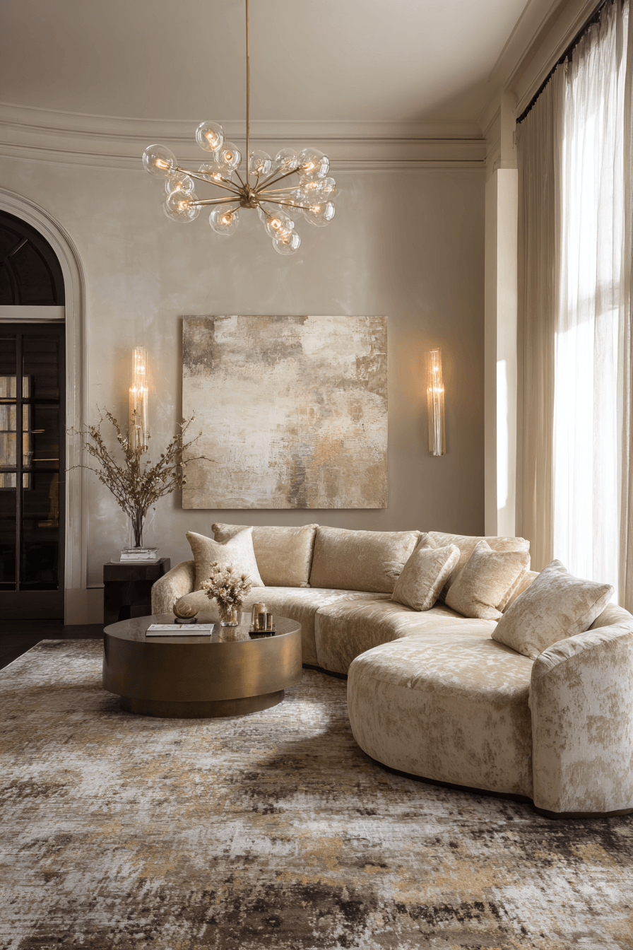 29 Warm Beige Living Rooms for Quiet Evenings 27