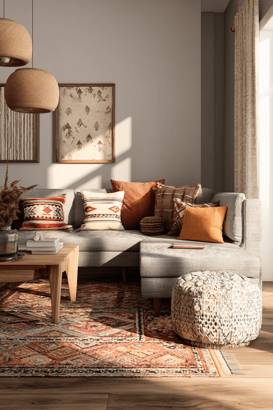 29 Warm Boho Living Rooms With Real Character 27
