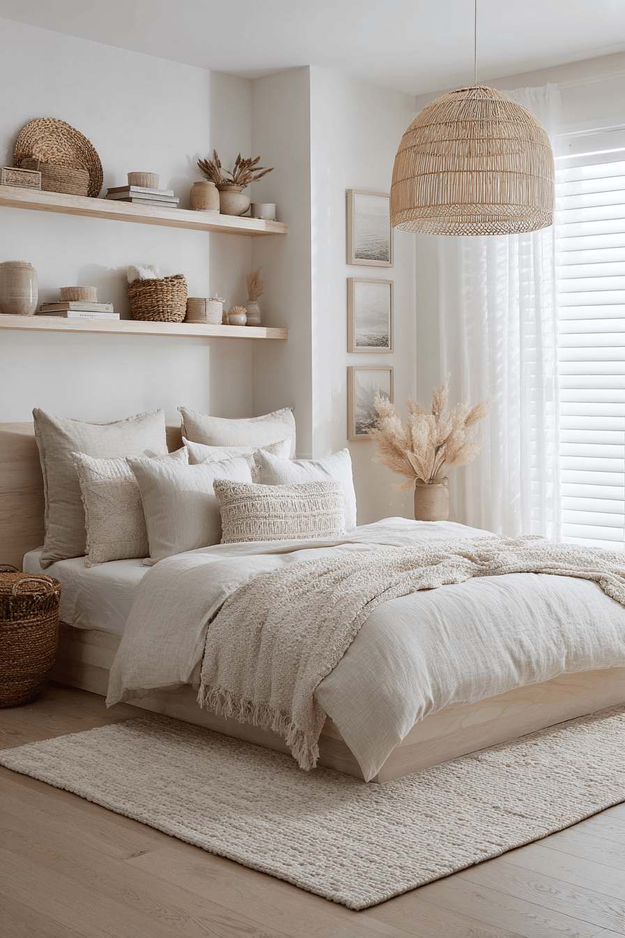29 Beachy Boho Bedrooms That Feel Like a Slow Sunday by the Water 27