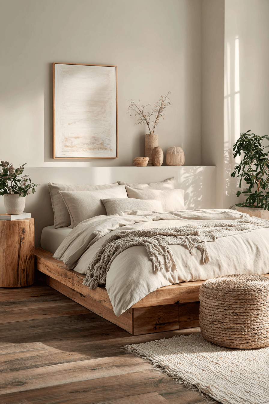 29 Warm Neutral Bedroom Ideas That Calm You Down 27