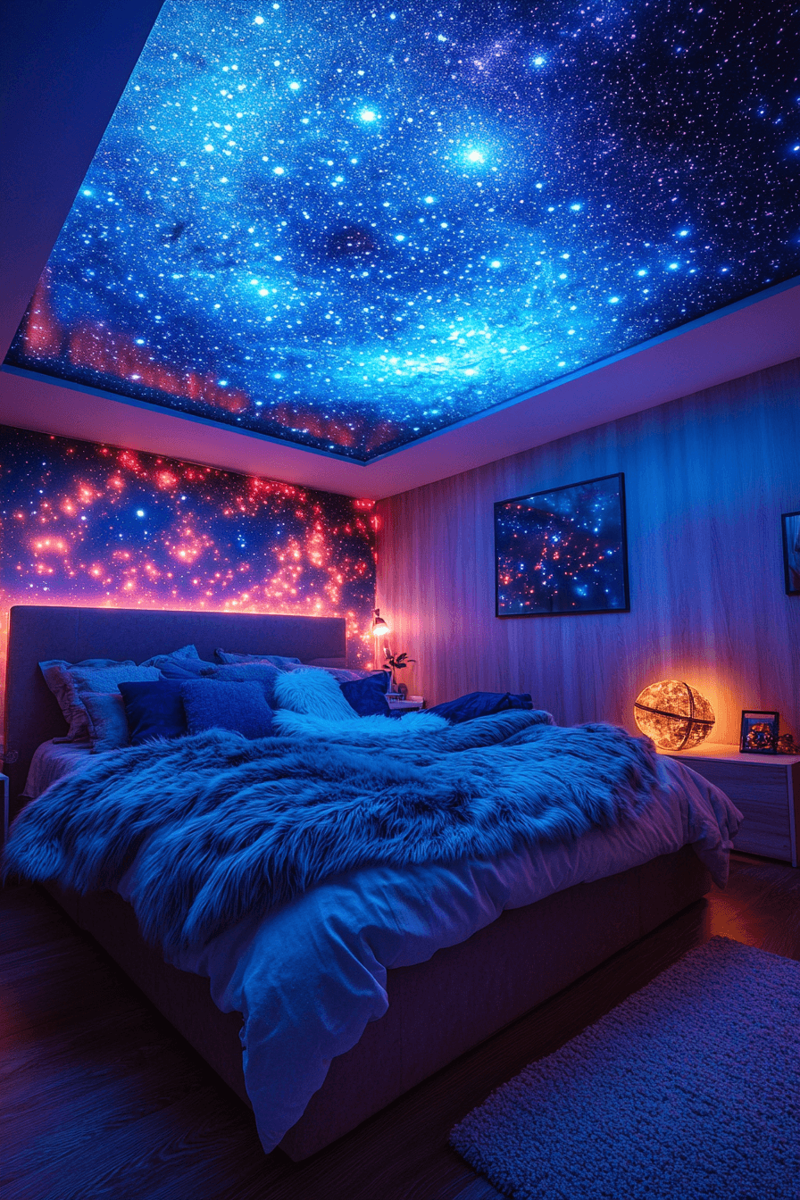 29 Space Themed Bedroom Ideas for Kids Who Want to Sleep on the Moon 27