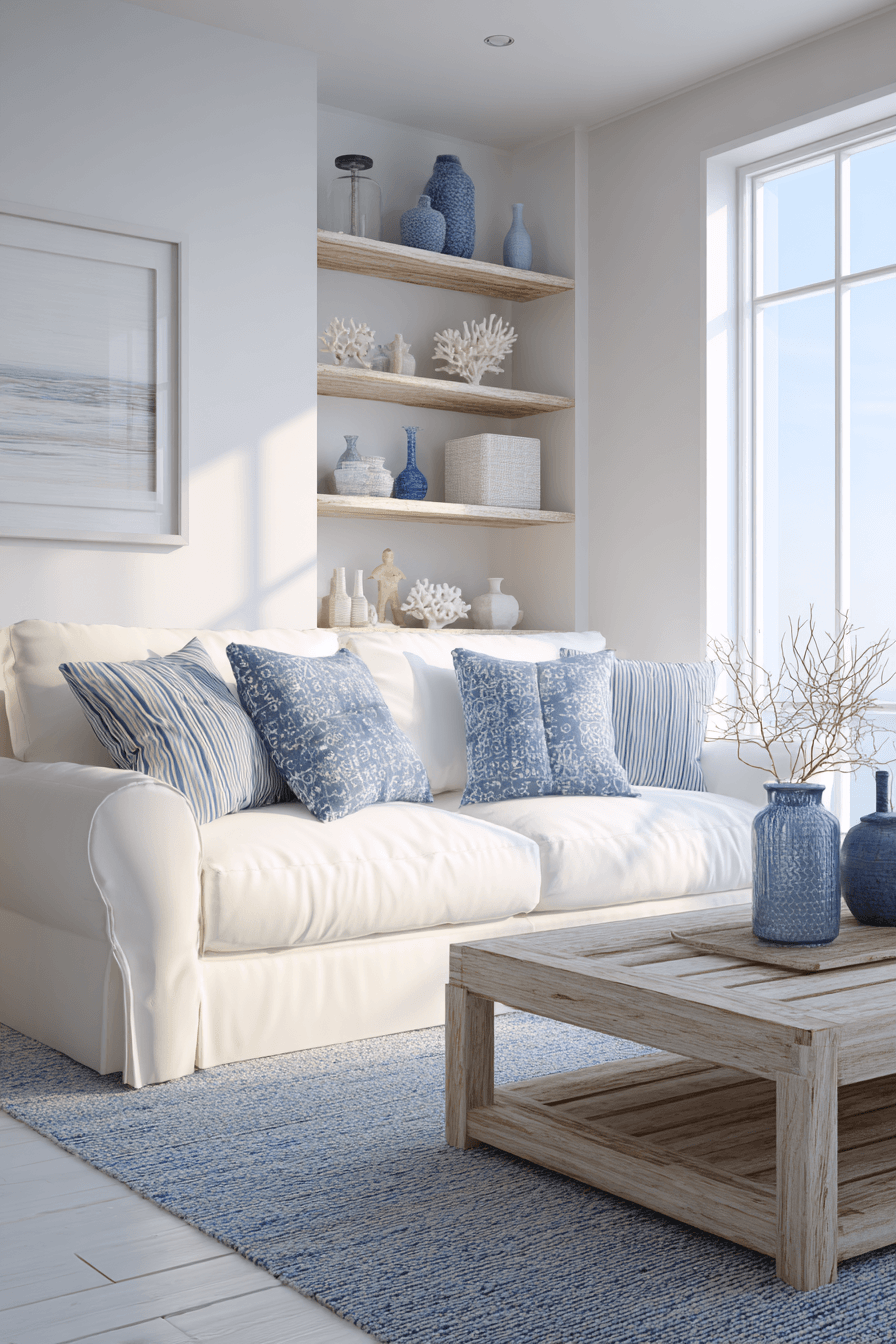 29 Modern Coastal Living Room Ideas That Feel Fresh, Not Themed 27