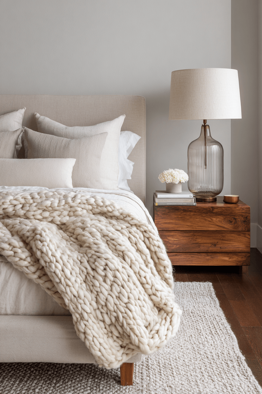 29 Warm Minimalist Bedrooms That Still Feel Like Home 27
