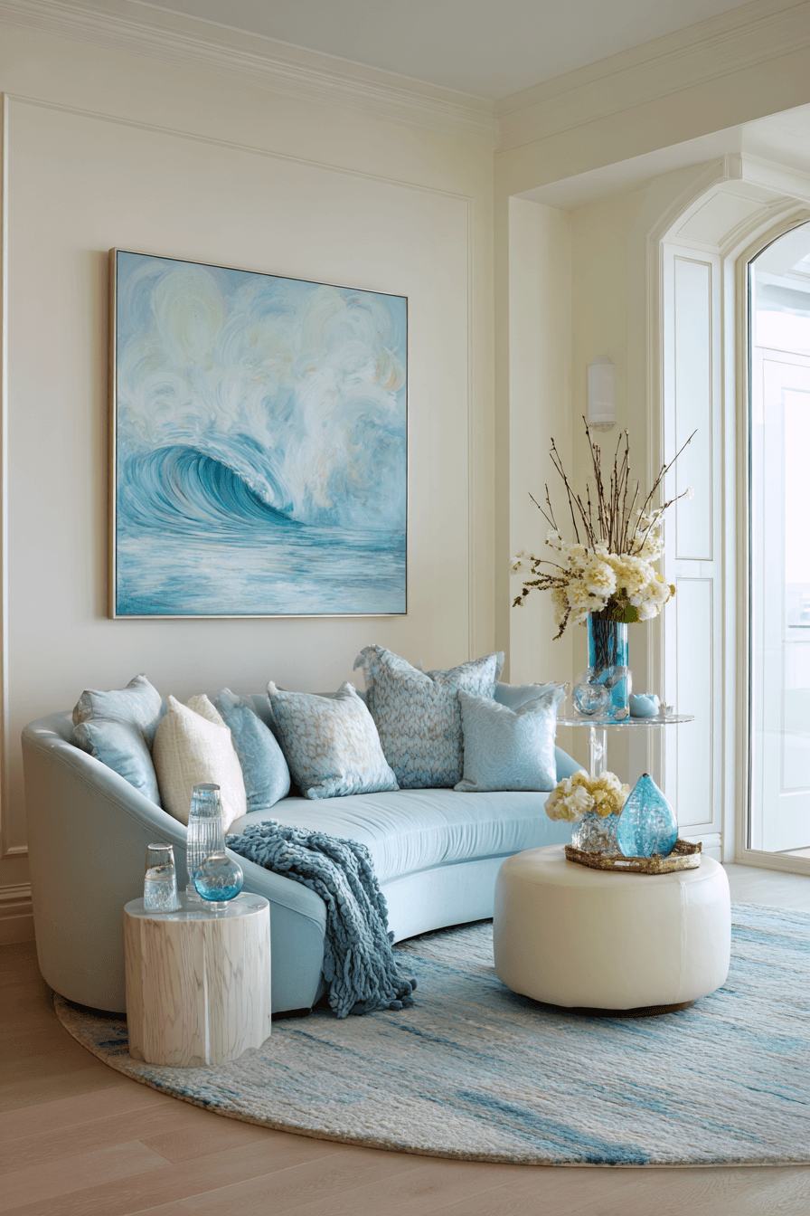 29 Beachy Living Rooms Made for Lazy Afternoons 27