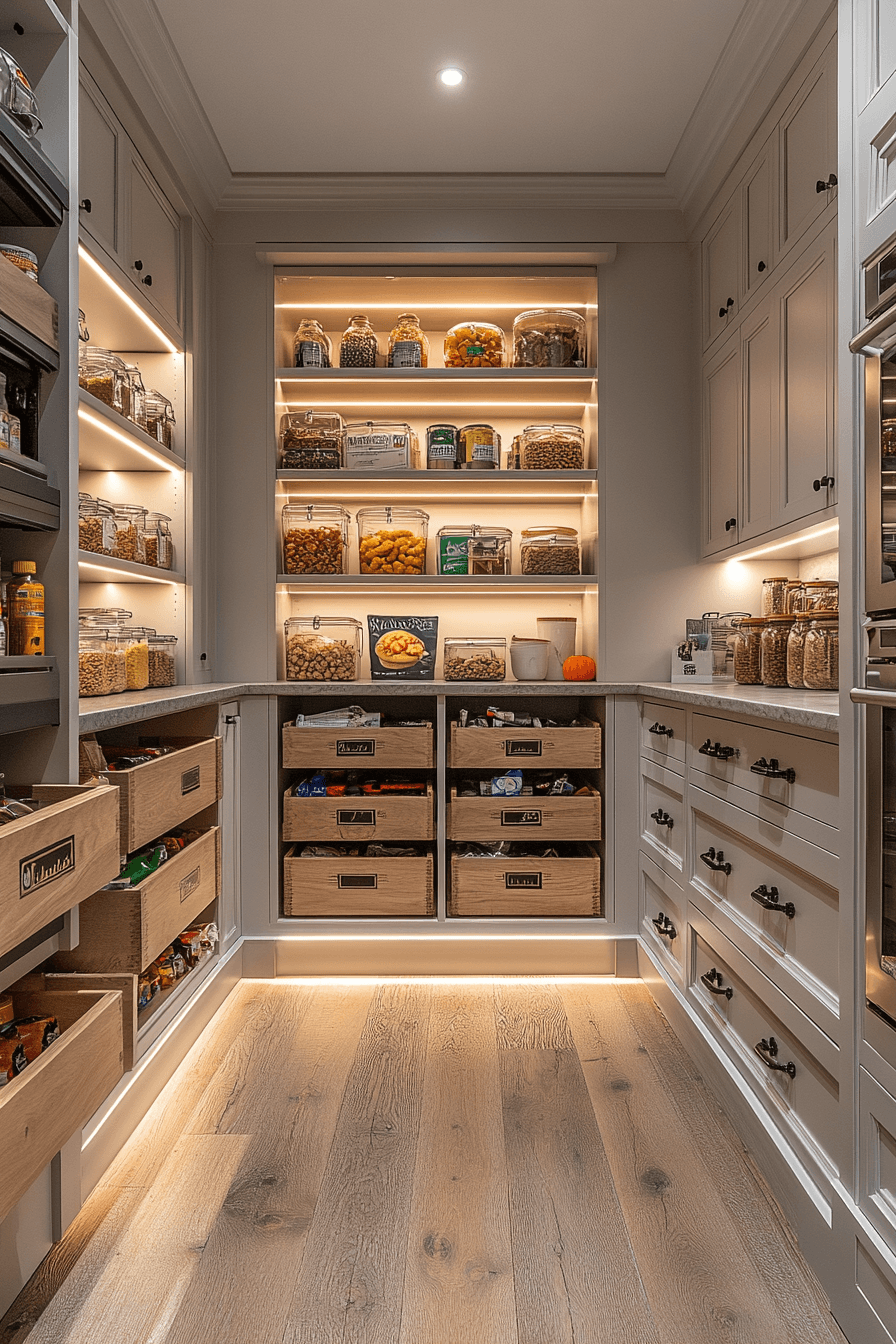 29 Kitchen Pantry Design Ideas That Maximize Storage and Style 28