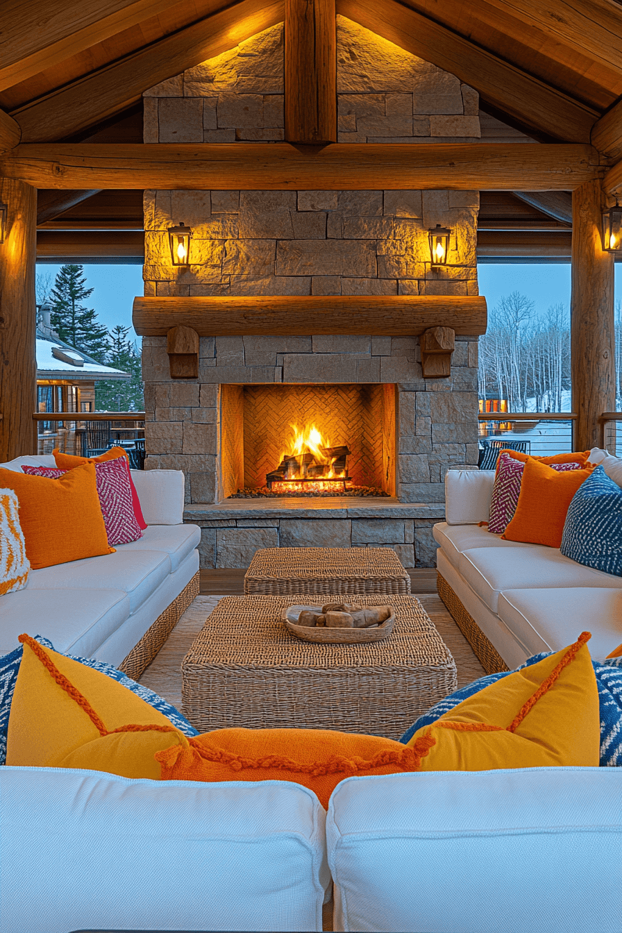 29 Warm Rustic Living Rooms That Feel Like a Cabin 28