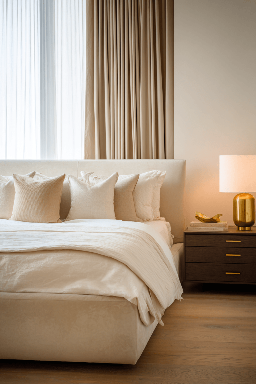 29 Warm Minimalist Bedrooms That Still Feel Like Home 28