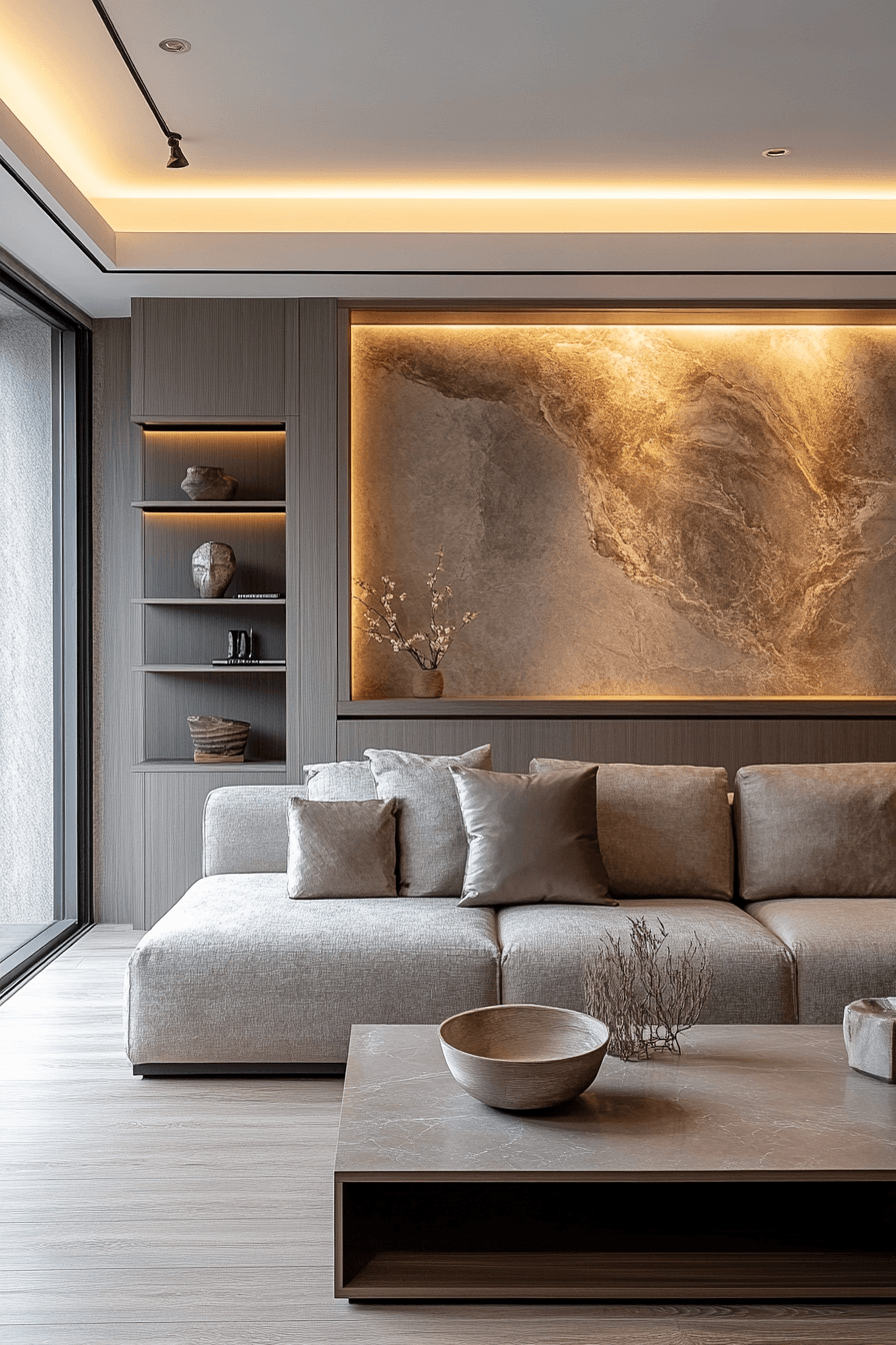 29 Grey and Beige Living Room Ideas That Balance Cool and Warm Tones 28