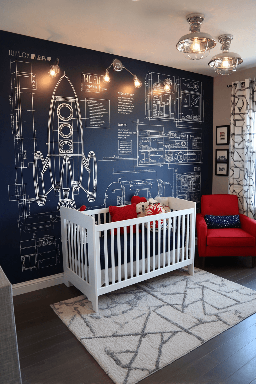 29 Space Themed Nursery Ideas for Little Astronauts in Training 28