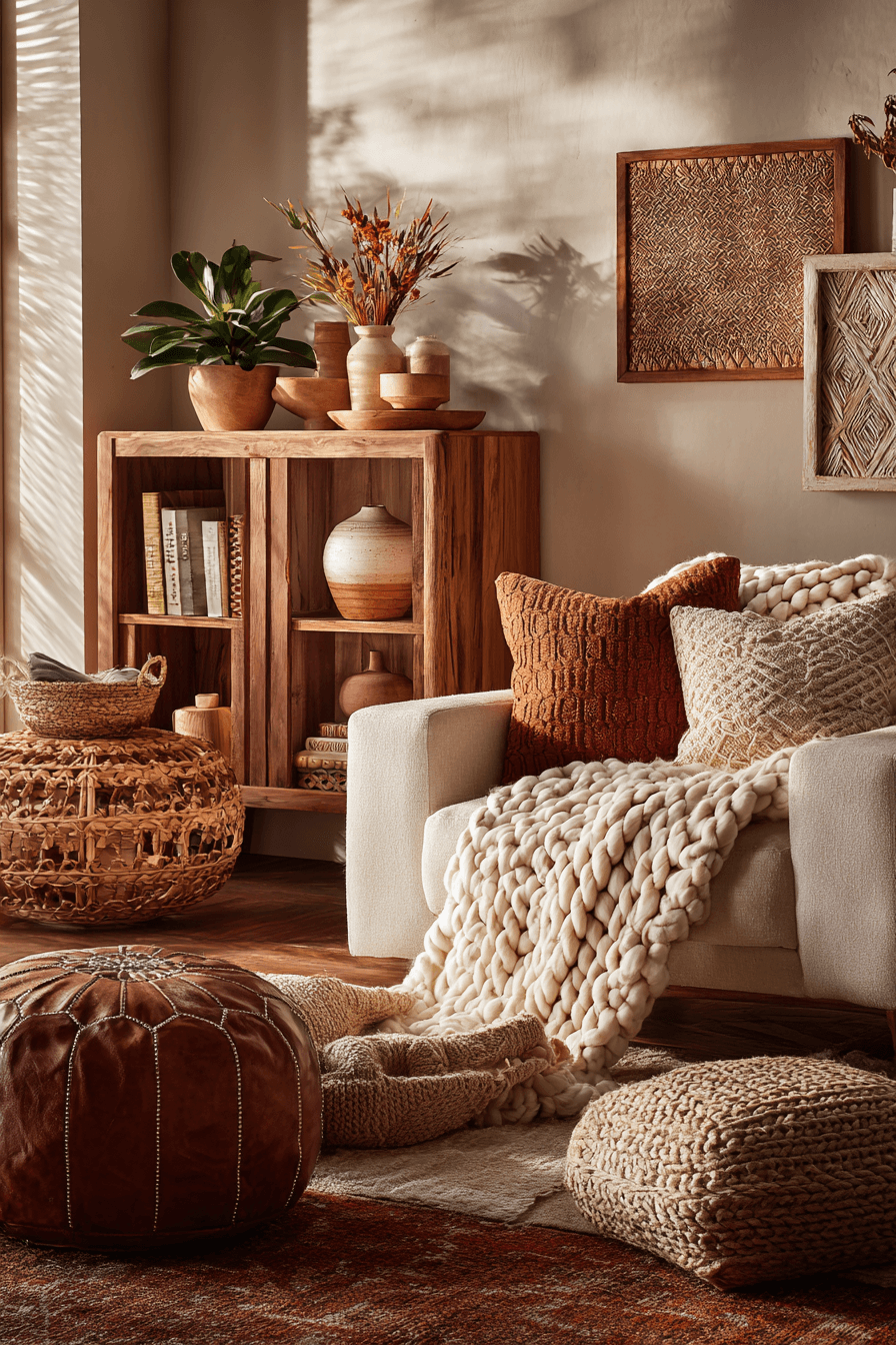 29 Warm Boho Living Rooms With Real Character 28