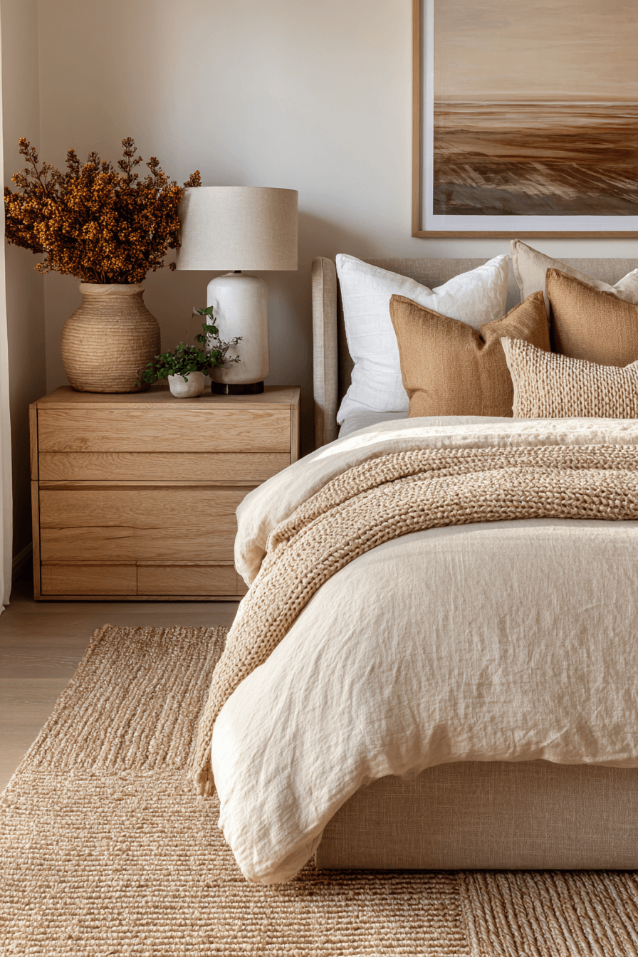 29 Warm Beige Bedrooms That Feel Like a Hug 29