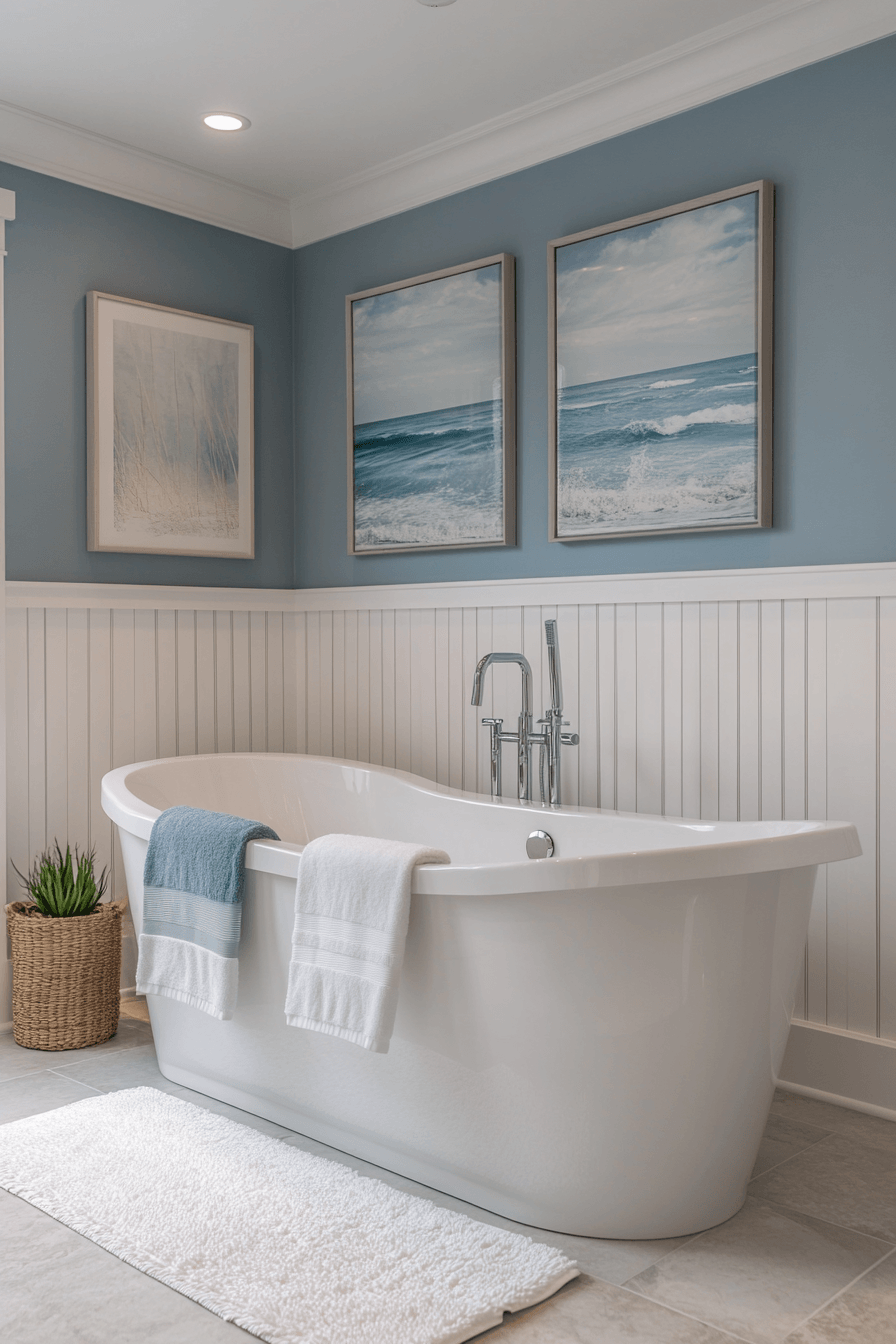 29 Beachy Bathroom Ideas That Feel Like a Morning at the Shore 29 Beachy Bathroom