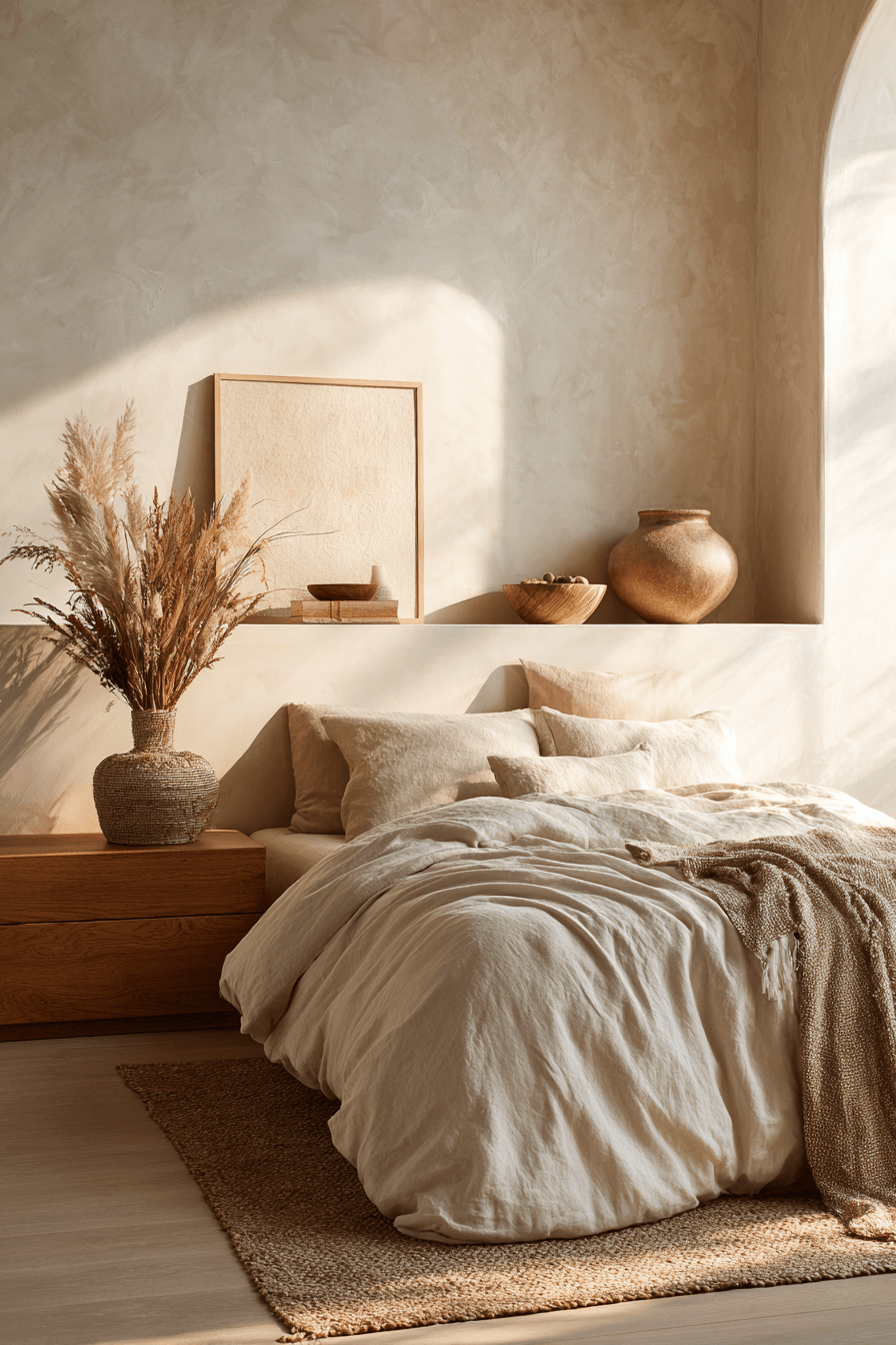 29 Warm Neutral Bedroom Ideas That Calm You Down 29