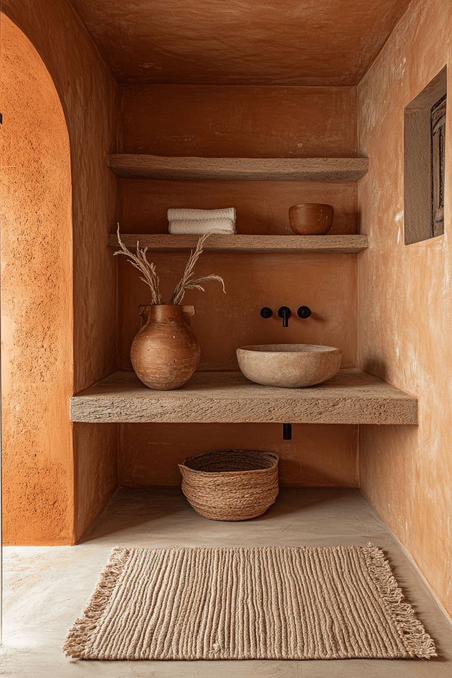 29 Terracotta Bathroom Ideas That Warm Up Your Space With Earthy Elegance 29