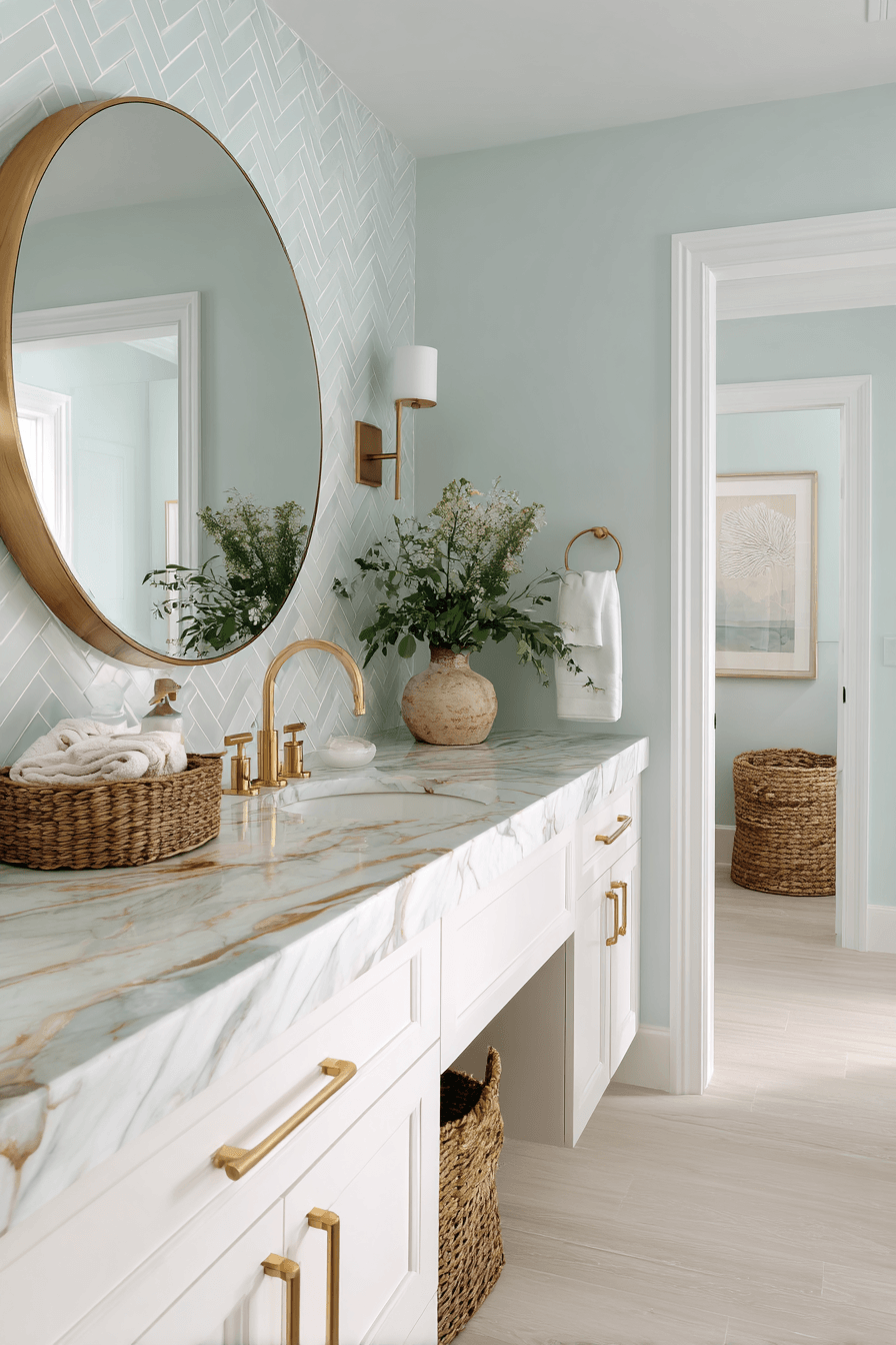 29 Modern Coastal Bathroom Ideas That Feel Like a Spa Without the Price 29