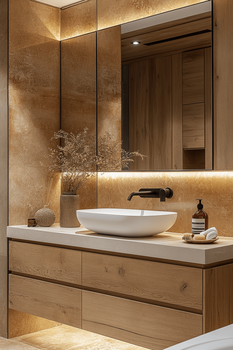 29 Rustic Bathroom Ideas That Bring Warmth and Character to Your Home 29