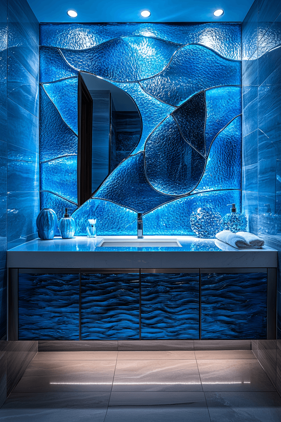 29 Ocean Themed Bathroom Ideas That Feel Like a Dip in the Sea 29