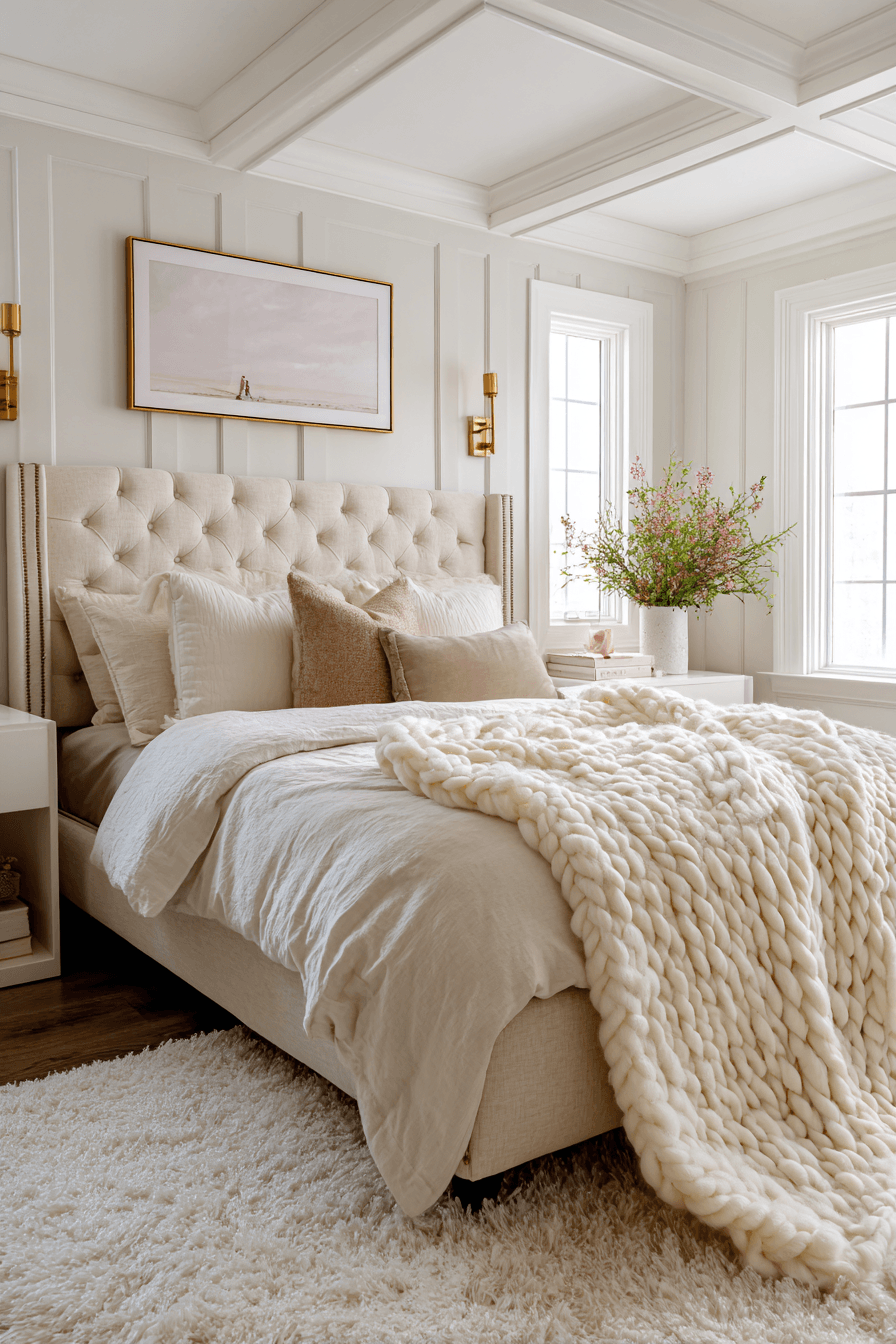 29 Warm Neutral Bedroom Ideas That Calm You Down 3
