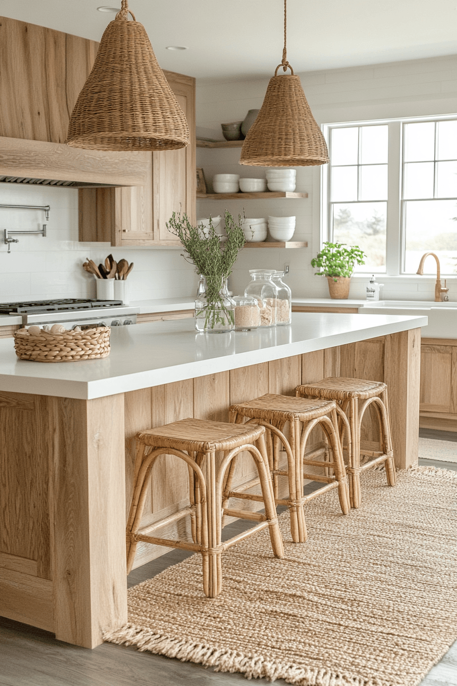 29 Modern Coastal Kitchen Ideas That Look Clean Without Feeling Cold 3