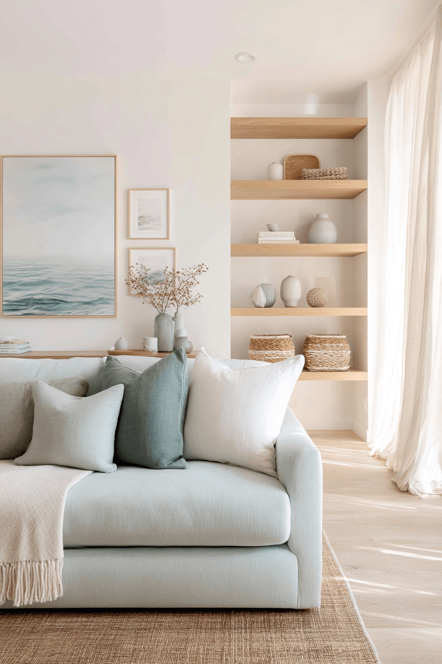 29 Modern Coastal Living Room Ideas That Feel Fresh, Not Themed 3