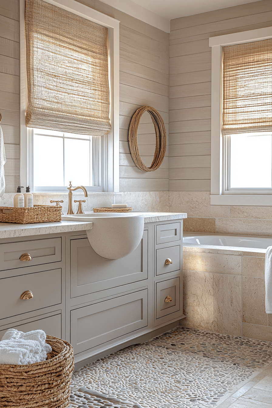 29 Ocean Themed Bathroom Ideas That Feel Like a Dip in the Sea 3