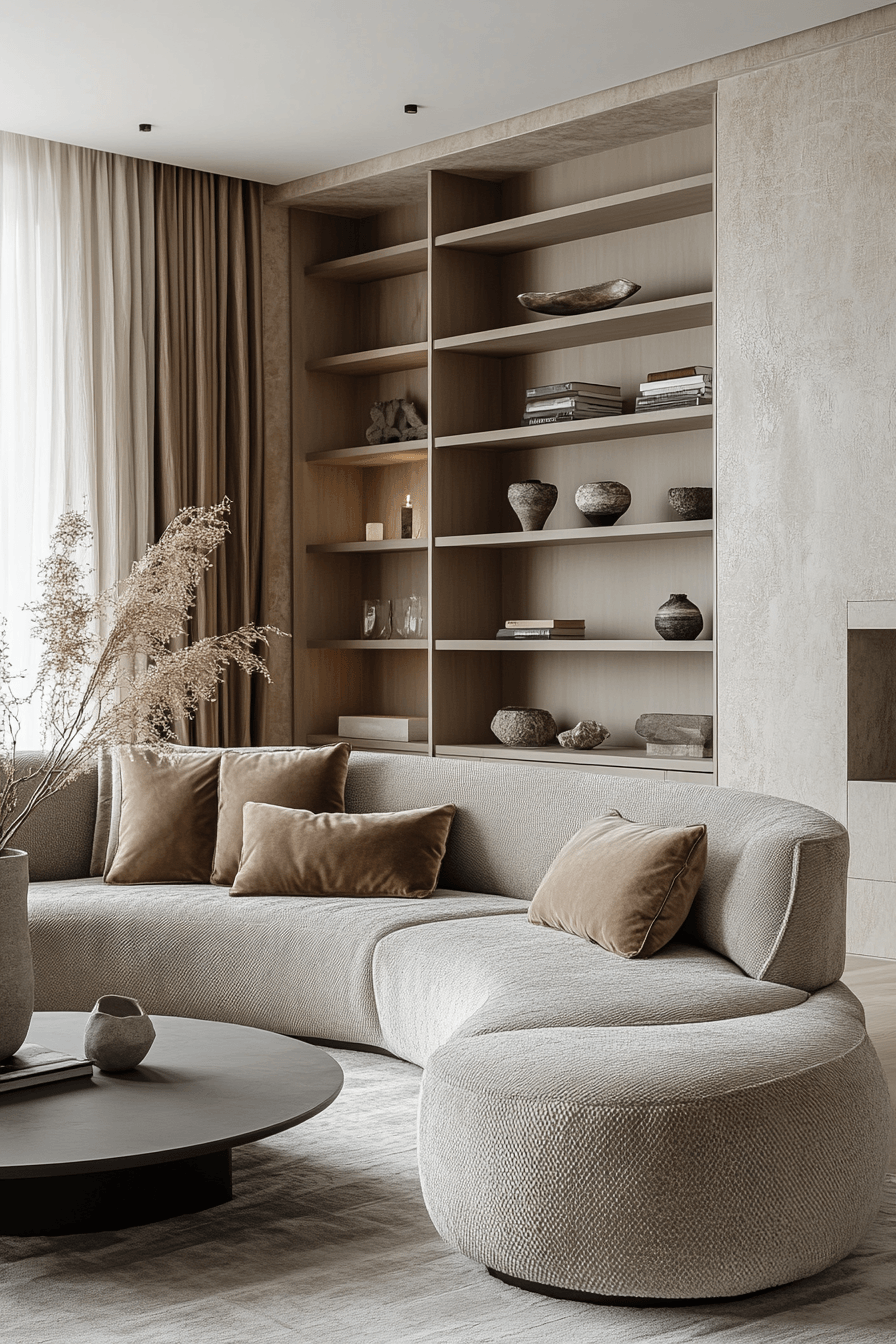 29 Grey and Beige Living Room Ideas That Balance Cool and Warm Tones 3