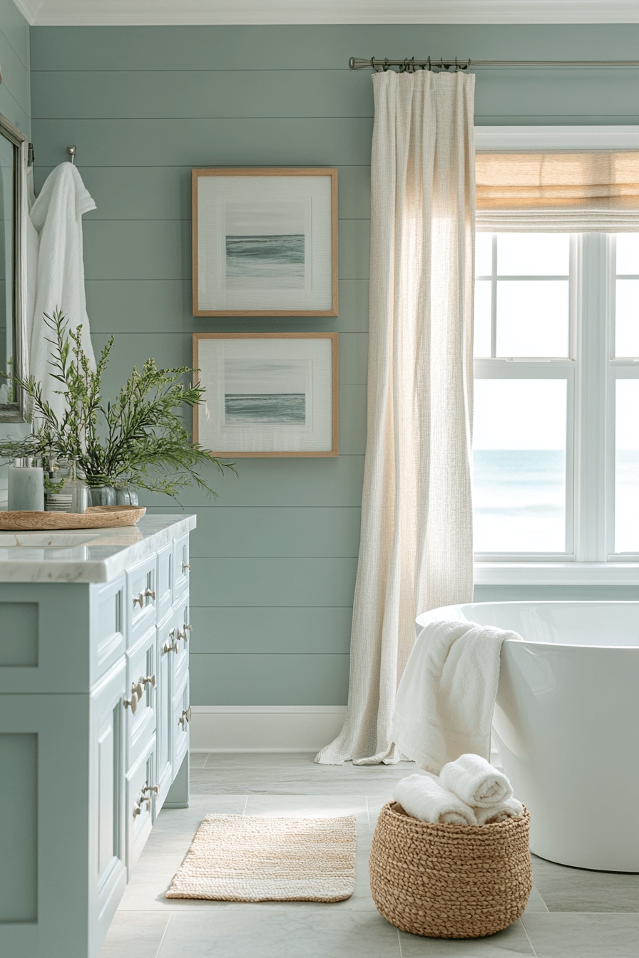 29 Beachy Bathroom Ideas That Feel Like a Morning at the Shore 3 Beachy Bathroom