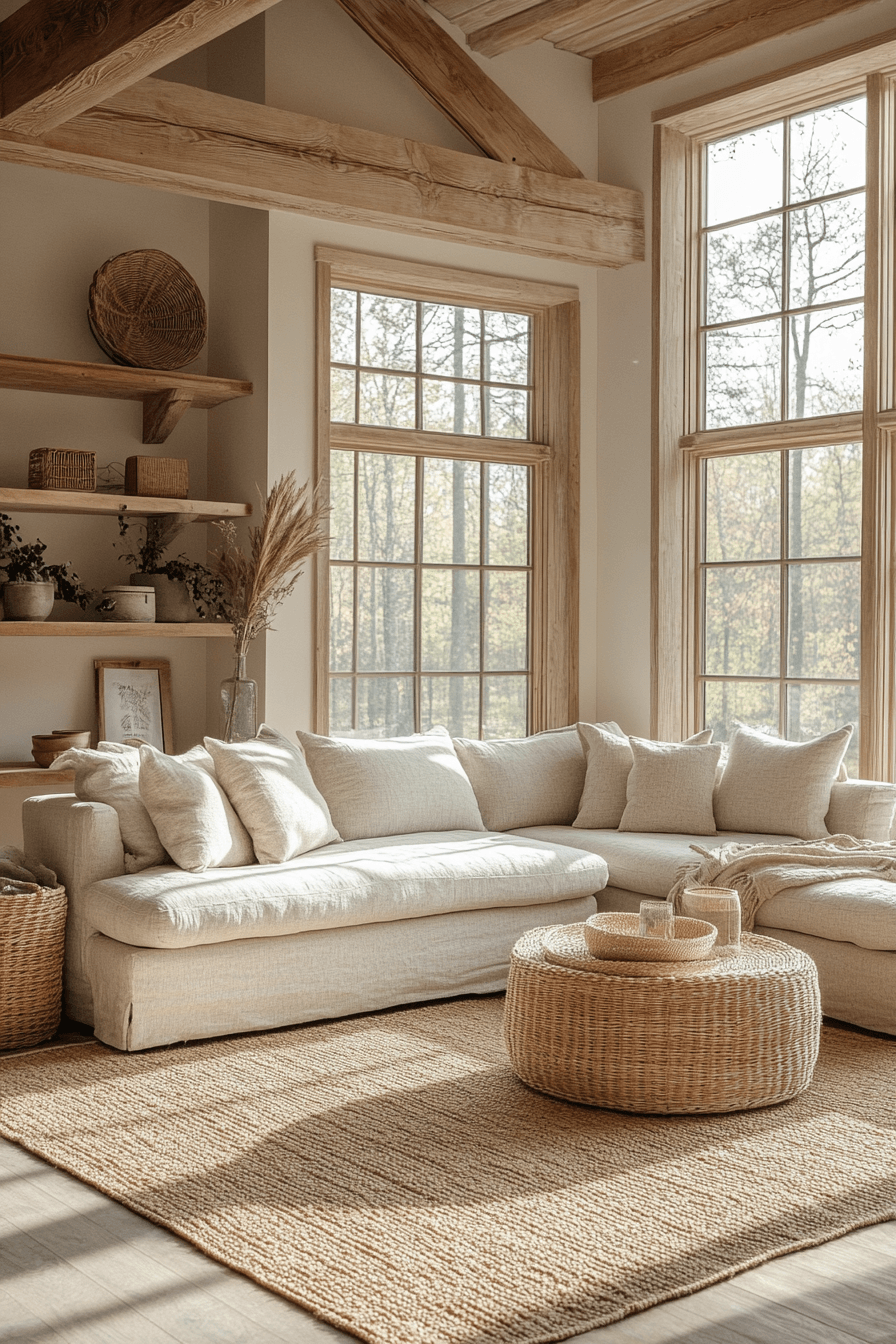 29 Warm Rustic Living Rooms That Feel Like a Cabin 3