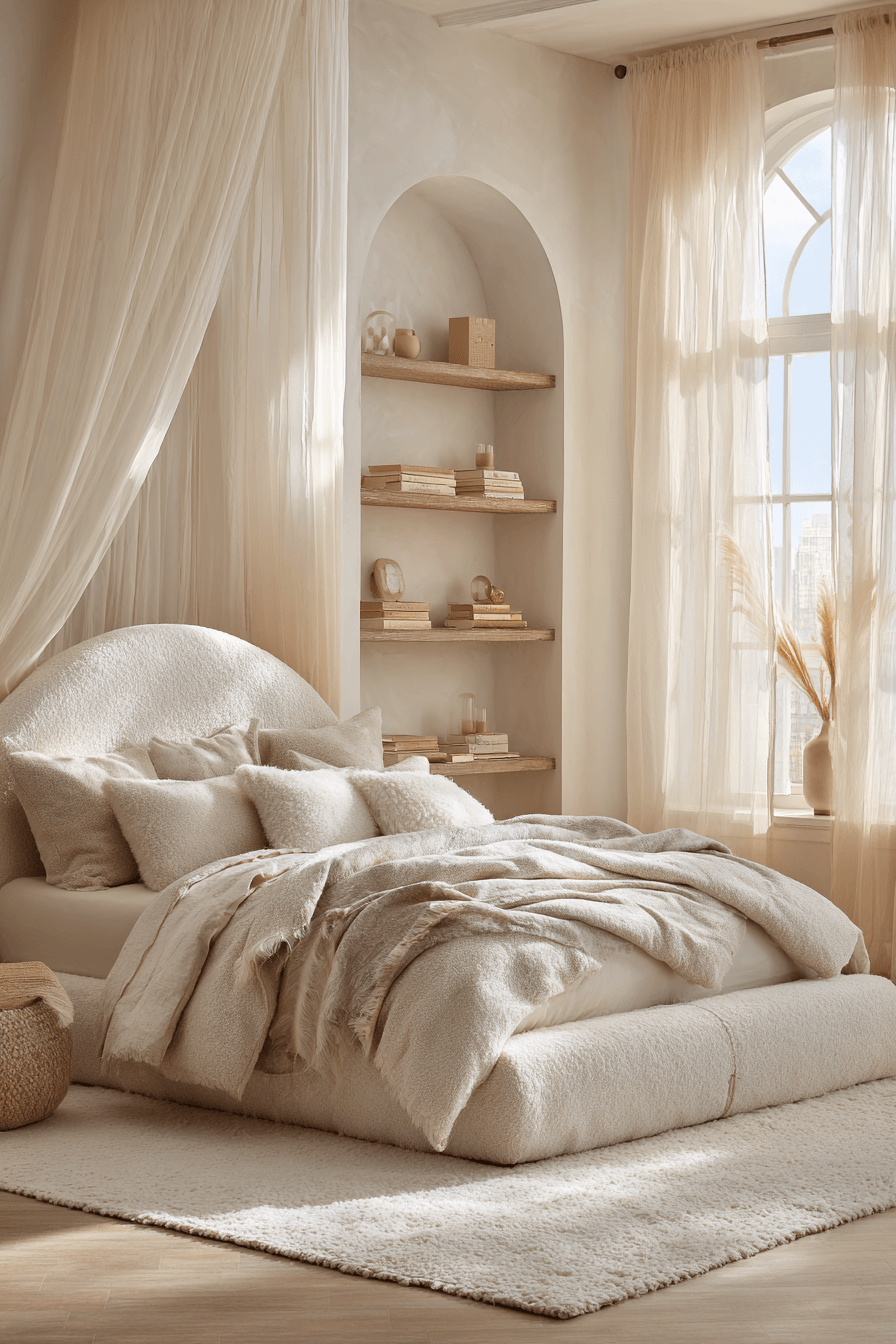 29 Warm Beige Bedrooms That Feel Like a Hug 4