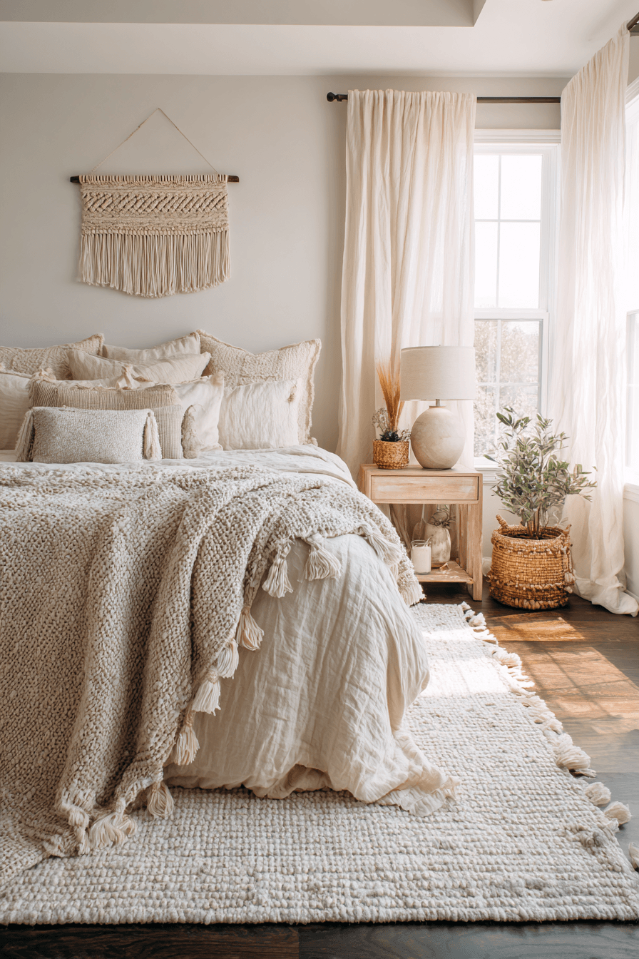 29 Beachy Boho Bedrooms That Feel Like a Slow Sunday by the Water 4