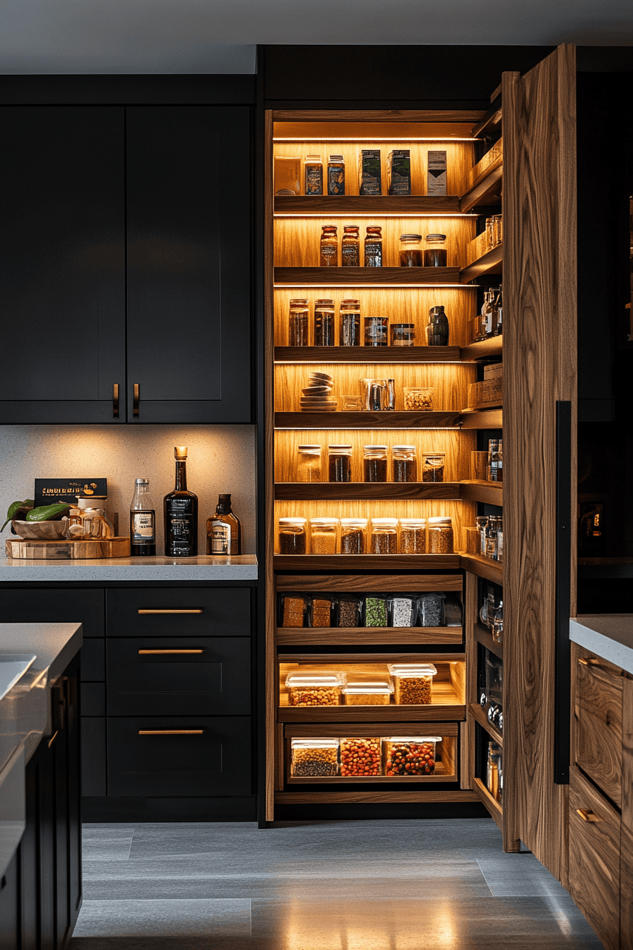 29 Kitchen Pantry Design Ideas That Maximize Storage and Style 4