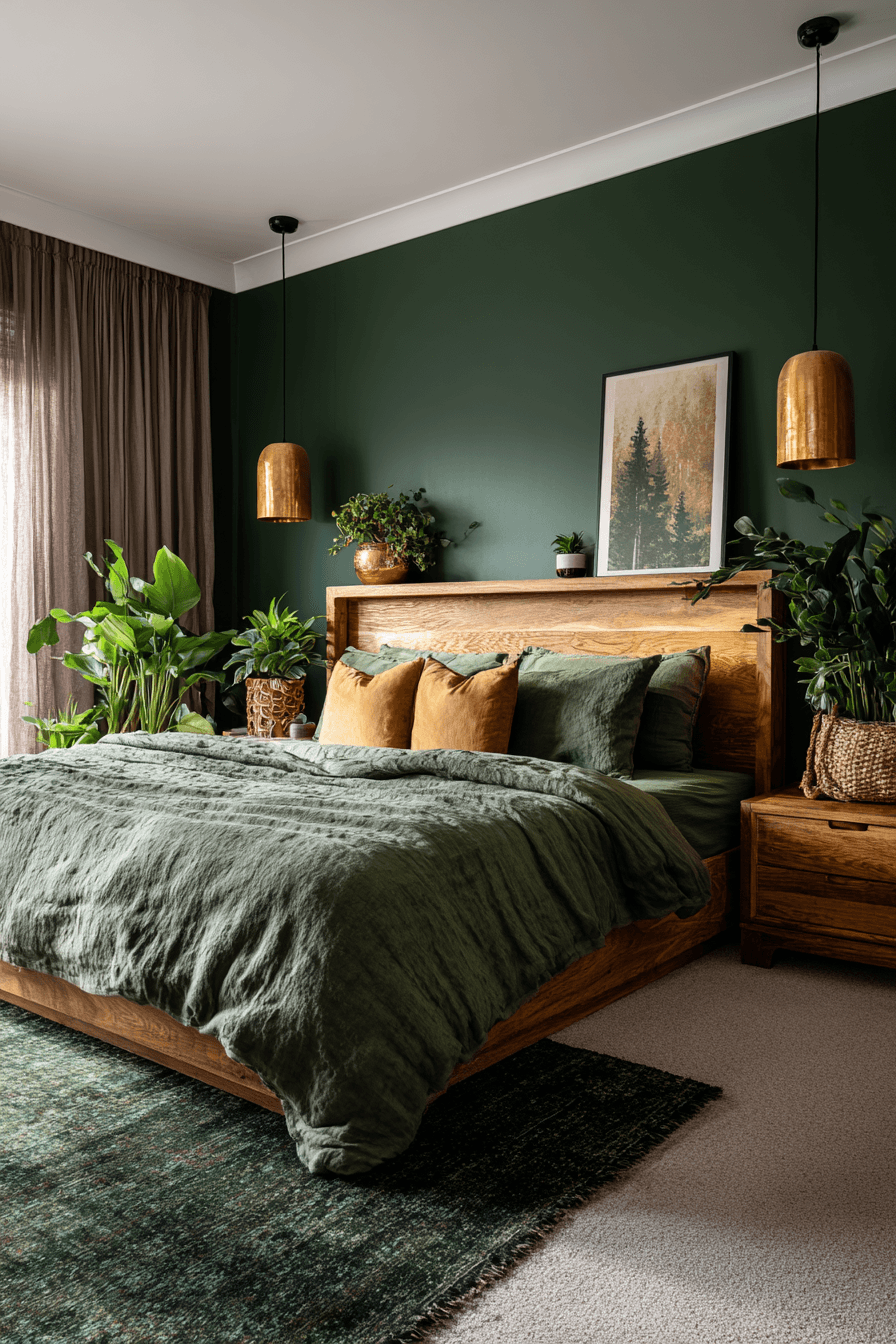 29 Forest Themed Bedroom Ideas That Bring the Outside In 4