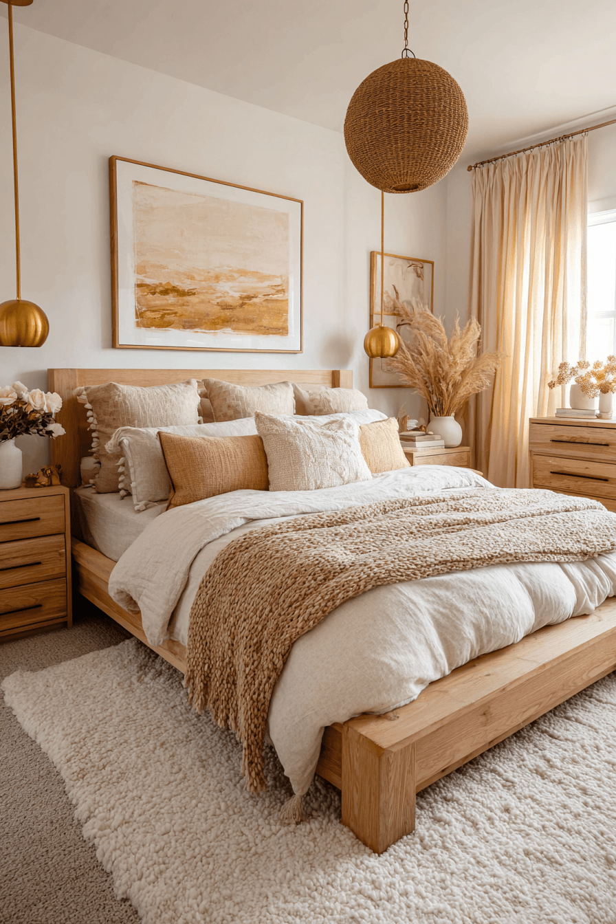 29 Warm Bedroom Ideas for People Who Hate Cold Mornings 4