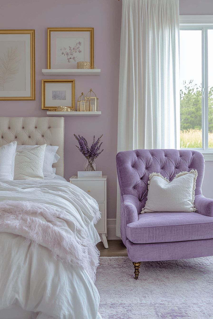 29 Purple Themed Bedroom Ideas That Feel Grown-Up, Not Girly 4