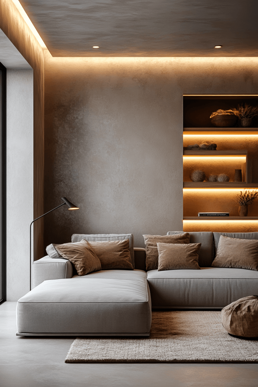 29 Grey and Beige Living Room Ideas That Balance Cool and Warm Tones 4