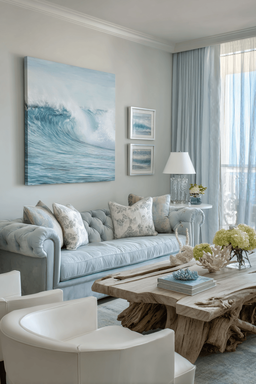 29 Modern Coastal Living Room Ideas That Feel Fresh, Not Themed 4