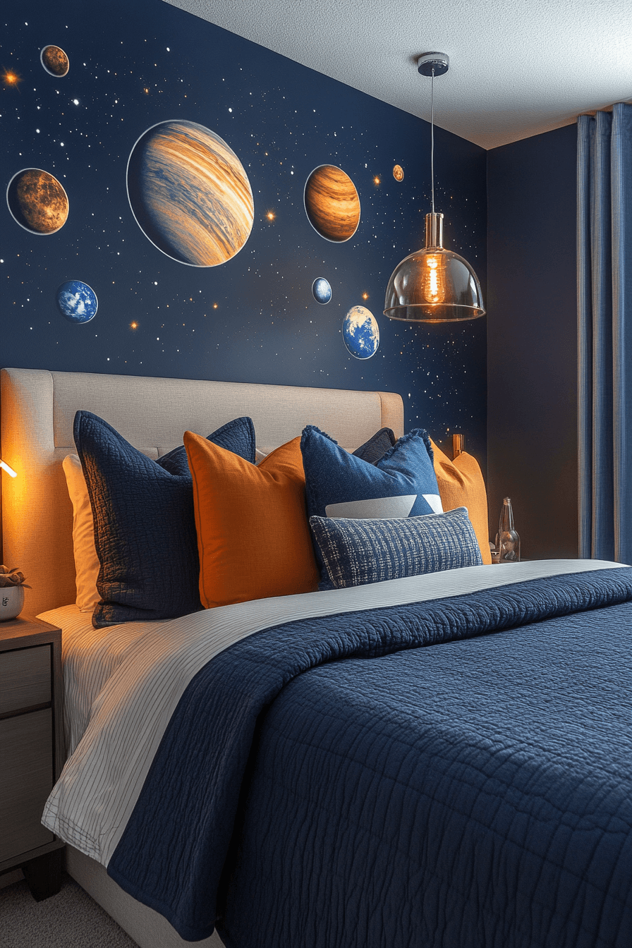 29 Space Themed Bedroom Ideas for Kids Who Want to Sleep on the Moon 4